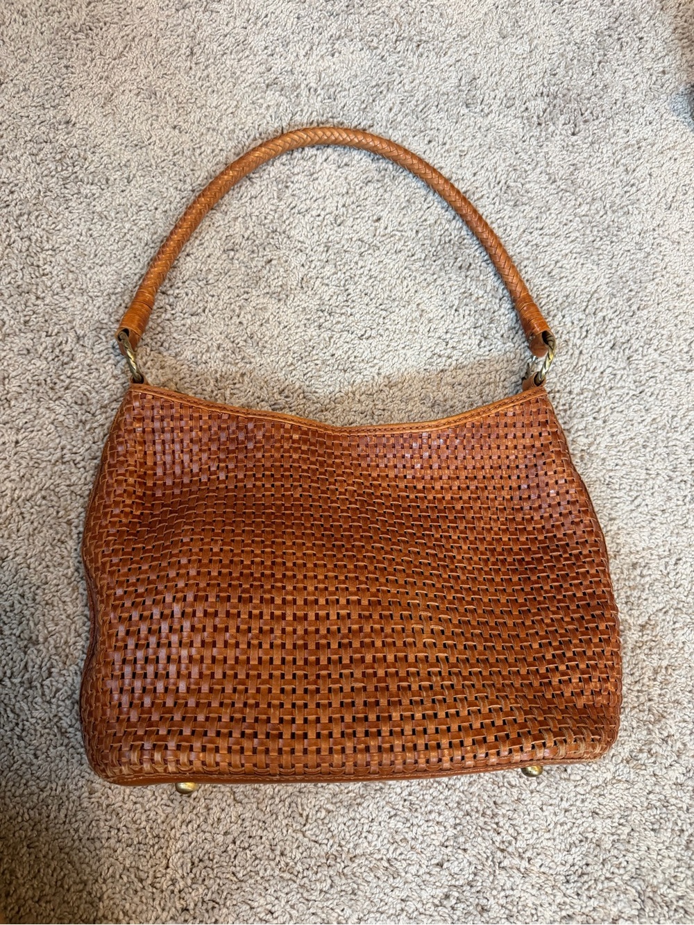 Patricia Nash woven leather Hobo Bag
